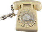 Vintage elfenbeinfarben/weiß Systemglocke elektrisch drehbar R500DM Schreibtisch Telefon Mobilteil at&T