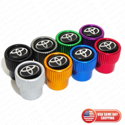 Universal Sport Car Wheels Tire Air Valve Caps Stem Dust Cover Gift Decorate Foto 1 de 4