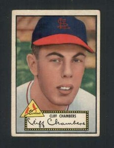 1952 Topps #68 Cliff Chambers VGEX Cardinals 108966 