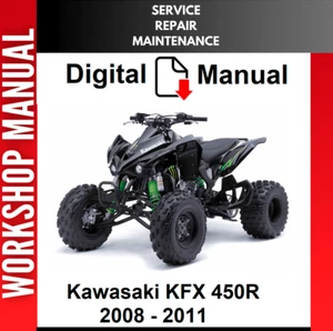 Kawasaki KFX450R 2008 2010 2011 2011 manual de taller de reparación de servicio - Imagen 1 de 1