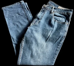 Buffalo David Bitton Jeans Mens 36x30 Blue Dark Wash Jackson-X Straight Stretch - Picture 1 of 9