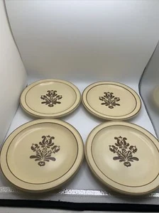Pfaltzgraff Village Stoneware Salad Plates (7-1/8") ~ Lot of 4 Vintage ~ U.S.A. - Picture 1 of 10
