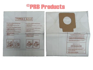 MC125P Panasonic Tipo C 3 Bolsa de aspirador de bote MC881 883 7310 7320 9530 - Imagen 1 de 14