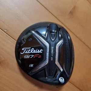 Titleist 917 F2 3 Wood 15 Degree Driver Head Only Right-Handed RH Good Condition - Picture 1 of 3