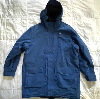 Chaqueta azul parka de invierno aislada impermeable Lands End XXL T 50-52 Squall para hombre Foto 1 de 4