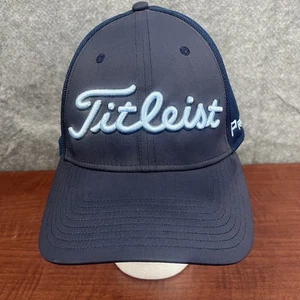 NEW ERA x Titleist FJ Pro V1 Cap Gray Navy Blue MEDIUM/ LARGE Fitted Embroidered - Picture 1 of 8
