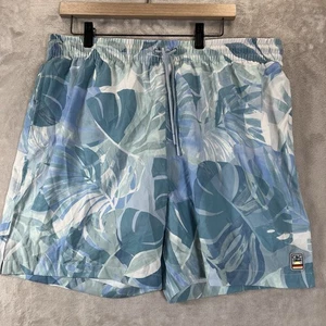 C&C California Men’s XL Swim Shorts Blue Tropical Print NWT - Picture 1 of 7