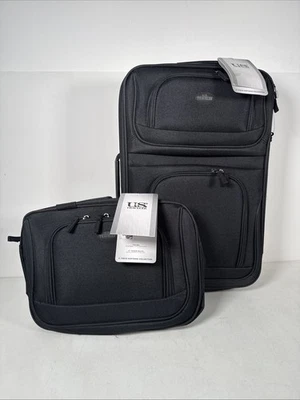 NUEVO 2 Piezas Ligero Rodante 21" Maleta de Mano Lado Blando Equipaje 14” Bolso de Mano Foto 1 de 4