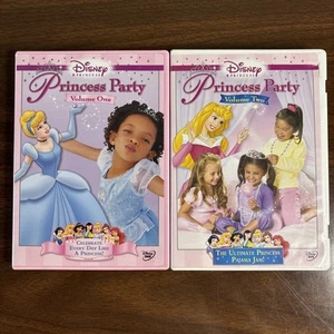 Disney Princess Party Lot Volumes 1 and 2 DVD - Picture 1 of 3