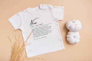 Nurse Definition T-Shirt – Inspirational Gift for Nurses | Soft Cotton Tee - Picture 1 of 4