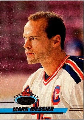 1993 Stadium Club Mark Messier #35 New York Rangers Hockey Card - Image 1 of 2