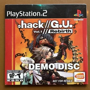 Sealed Dot hack G.U. Vol.1 Rebirth - Playstation 2 DEMO DISC (ps2 .hack gu) - Picture 1 of 10
