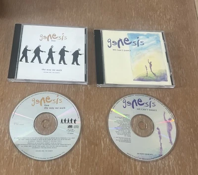 Genesis Rock Band  Lot Of 2 CDs Phil Collins Tony Banks, Mike Rutherford Foto 1 de 4