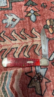 Cuchillo botella Coca-Cola hueso rojo centenario Case XX USA RC61050 SS 1889-1989 Foto 1 de 4