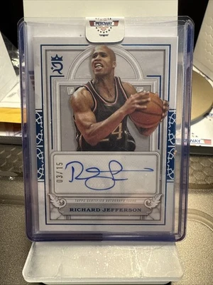 2023-24 Topps Royalty Richard Jefferson Court Circular Automático CCA-RJ 3/15 Foto 1 de 4