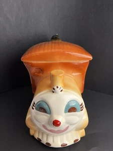 VTG Sierra Vista Ceramics Choo-Choo Train Cookie Jar Americana Pottery 1940s #50 - Picture 1 of 23