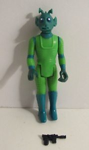 Vintage 1978 Star Wars Greedo Figure Complete Original Kenner HK Cantina Alien