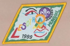 1999 World Scout Jamboree AFRICA LESOTHO SCOUTS Contingent Patch - Picture 1 of 1