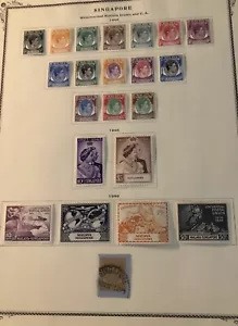 Sammlung Ausland Postfrisch Britisch Singapur auf Seite aufklappbar Royal Wedding N4 - Bild 1 von 1