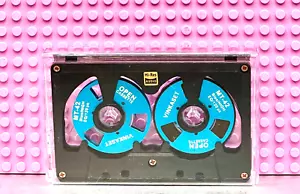 NEW BLANK BLACK RIM METAL BLUE 48 MIN REEL TO REEL TYPE I CASSETTE TAPE (1) - Picture 1 of 5
