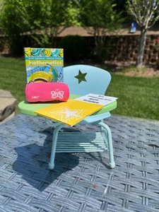 American Girl School Desk Set- retired in 2015 - Picture 1 of 3