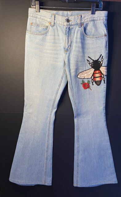 Las mejores ofertas en Pantalones de mezclilla mujer Gucci de algodón | eBay