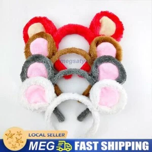 Women Children Bear Grey Mouse Koala Round Ear Party Hair head band Headband - Picture 1 of 19