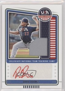 2023 Panini USA Baseball Stars & Stripes Materials River Ridings (Red Ink) Auto