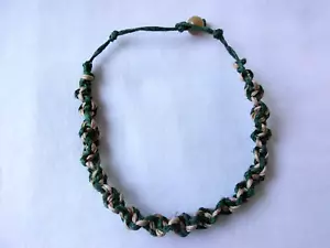 Anklet Macrame Braided Hemp Adj Unisex 12" Eco Friendly USA Seller New - Picture 1 of 6
