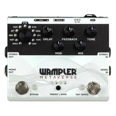 Pedales Wampler Metaverse Delay / Pedal de reverberación Foto 1 de 4