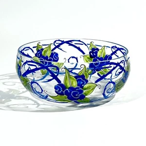 Adrien Mazoyer Art Deco 1930s Gallé Daum Navarre Enameled Glass Cup - Picture 1 of 6