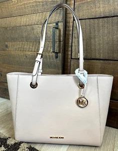 NEW ~ Michael Kors Medium Walsh Leather Tote Bag Purse - Soft Pink - NWT - Picture 1 of 7