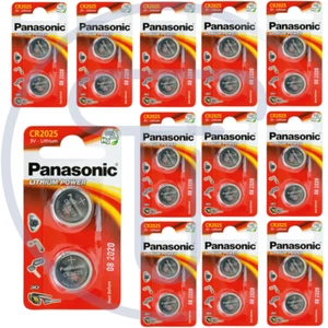 Confezione di 12 blister da 2 pile a bottone al litio 3V Panasonic CR2025 DL2025 - Imagen 1 de 3