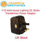 1/12 dolls house Lighting 32, Bulbs Transformer AC Power Adaptor Electrics DE005