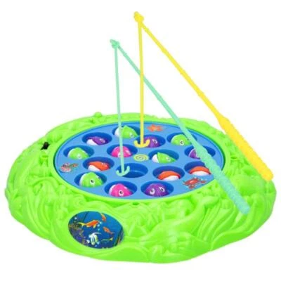 Gioco pesca pazza societa Bambini pesciolini elettronico da tavolo con ganci - Immagine 1 di 4