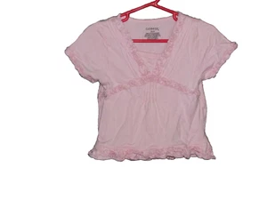 girls 'boy' SHORTS & TOP 5 pockets adjustable waist, ruffled top (bx2 -3) - Picture 1 of 4