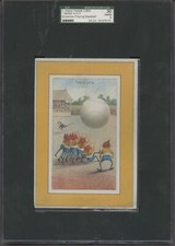 1880's H804-2B Trade Card Brownies Large Vertical Taking a Fly SGC 30 Good 2