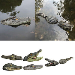 Floating crocodile head alligator realistic ornament, floating