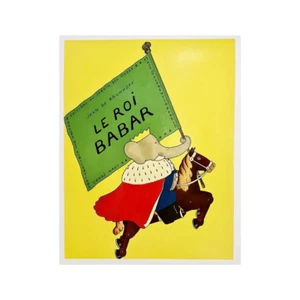 Jean de Brunhoff : Poster of Babar :1930 : Archival Quality Art Print - Picture 1 of 1