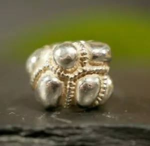 Toller 925 Silber Anhänger Charm Bead Pandora Signiert ALE Knubbel Formstark - Bild 1 von 10