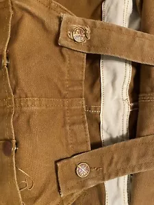 ROUND HOUSE Men 36x34 Bibs Workwear Dungaree Made in USA Chore Trouser Utility - Picture 1 of 8