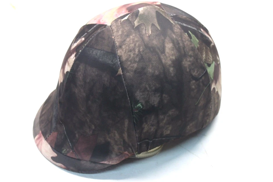 Cubierta de casco Tough-1 Lycra Spandex divertido estampado "Tough Timber Camo" 19-715 Foto 1 de 1