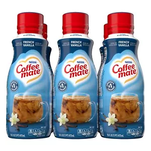 6 pack French Vanilla Flavored Liquid Coffee Creamer - Picture 1 of 7