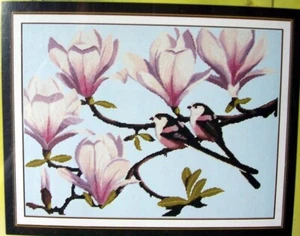 Kit Punto de Cruz Huatian - Pájaros y Flores de Primavera 39 x 52 cm, aprox. 15x20" nuevo en paquete - Imagen 1 de 1