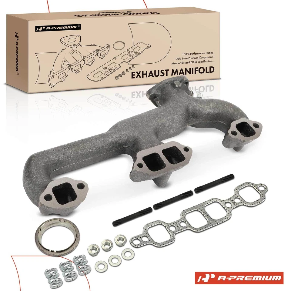 A-Premium Left Exhaust Manifold w/Gasket for Chevy P30 GMC P3500 Isuzu Workhorse - Image 1 of 4