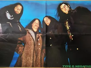 TYPE O NEGATIVE - MEGA Poster from 2001, 22 x 16 in. (55 x 40 cm) - BRAND NEW! - Picture 1 of 1