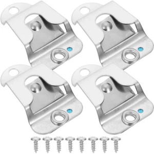 4pcs Mikrofonhalter MIC CB MIC HANDER CLIP MIKROFON -CLIP -HAKE mit Schrauben - Bild 1 von 12