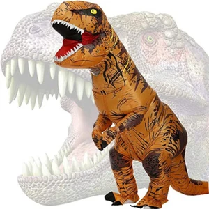 Halloween Inflatable Dinosaur Dino Costume Christmas Adult Kids Party Costumes - Picture 1 of 28