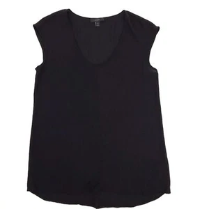 J. Crew Classic Black Women's Sleeveless Blouse Top Size 0 - Picture 1 of 3