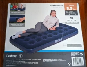 Bestway Single High 8.5" Air Mattress - Size Twin Soft Top, 330 Lbs Limit DC1 - Picture 1 of 7